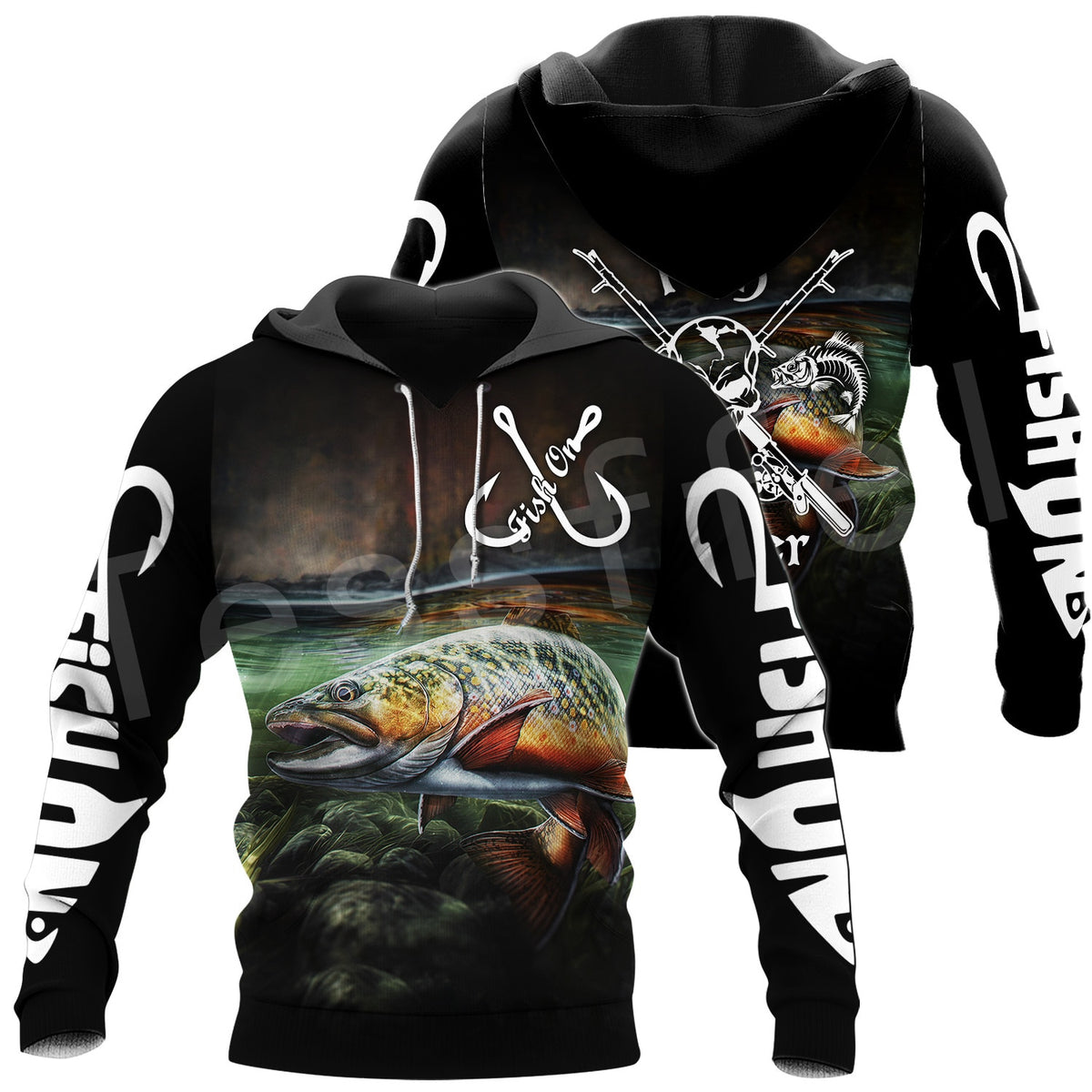 Fishing Hoodie Fish On – Double-D-Outfitters