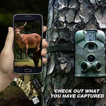 Trail Camera Viewer SD Card Reader - 4 in 1 SD and Micro SD Memory Card Reader to View Hunting Game Camera Photos or Videos on Smartphone, Camouflage