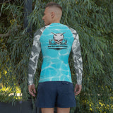 Men's Rash Guard shark sleeve Made in the USA
