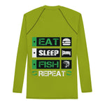 Eat sleep fish L/S Sports Jersey