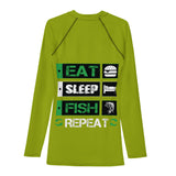 Eat sleep fish L/S Sports Jersey