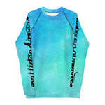 Blue Teal L/S SPF Fishing Jersey
