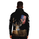 American Deer hunting Fleeced-2021
