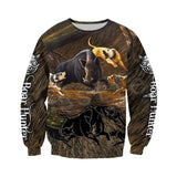 Boar hunting with Dogs Hoodie