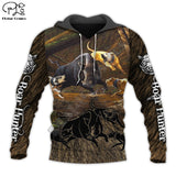 Boar hunting with labs Hoodie