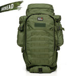 911 Military Combined Backpack 60L Large Capacity Multifunction Rifle Rucksacks Men Travel Trekking Tactical Assault Knapsack