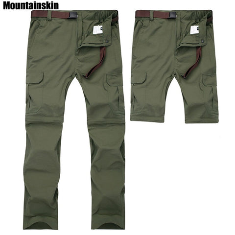 Mountainskin 7XL Men's Summer Quick Dry Removable Pants Breathable Trousers Outdoor Sports Hiking Trekking Fishing Shorts VA110