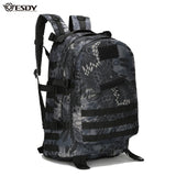 Outdoor Tactical Backpack 45L Large Capacity Molle Army Military Assault Bags Camouflage Trekking Hunting Camping Hiking Bag