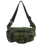 Piscifun Fishing Bag Multifunctional Outdoor Waist Bag Portable Lure Waist Pack Messenger Bag Pole Package Fishing Tackle Bag