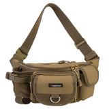 Piscifun Fishing Bag Multifunctional Outdoor Waist Bag Portable Lure Waist Pack Messenger Bag Pole Package Fishing Tackle Bag
