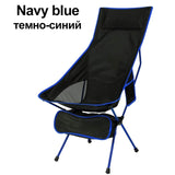 HooRu Lounge Beach Chair Fishing Backrest Lightweight Folding Chair Outdoor Portable Backpacking Camping Deck Chairs for Hiking