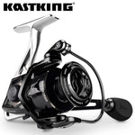 KastKing Megatron 18KG Max Drag Carbon Drag Spinning Fishing Reel With Large Spool Aluminum Body Saltwater Spinning Fishing Reel