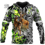 Country Girl Hunter Deer Hunting Animal Tattoo Pullover Tracksuit Sweatshirts