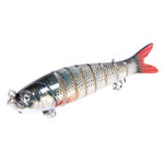 Balight Multi Jointed Fishing Lure Swimbait Lifelike Hard Bait Whih Fishing Hook Fishing Tackle 3D Artificial Lures
