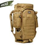 911 Military Combined Backpack 60L Large Capacity Multifunction Rifle Rucksacks Men Travel Trekking Tactical Assault Knapsack